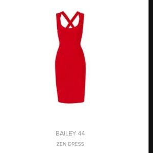 Red cocktail dress
